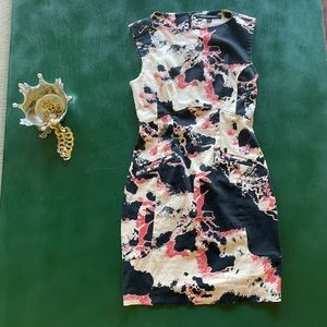 French connection dress red/blue